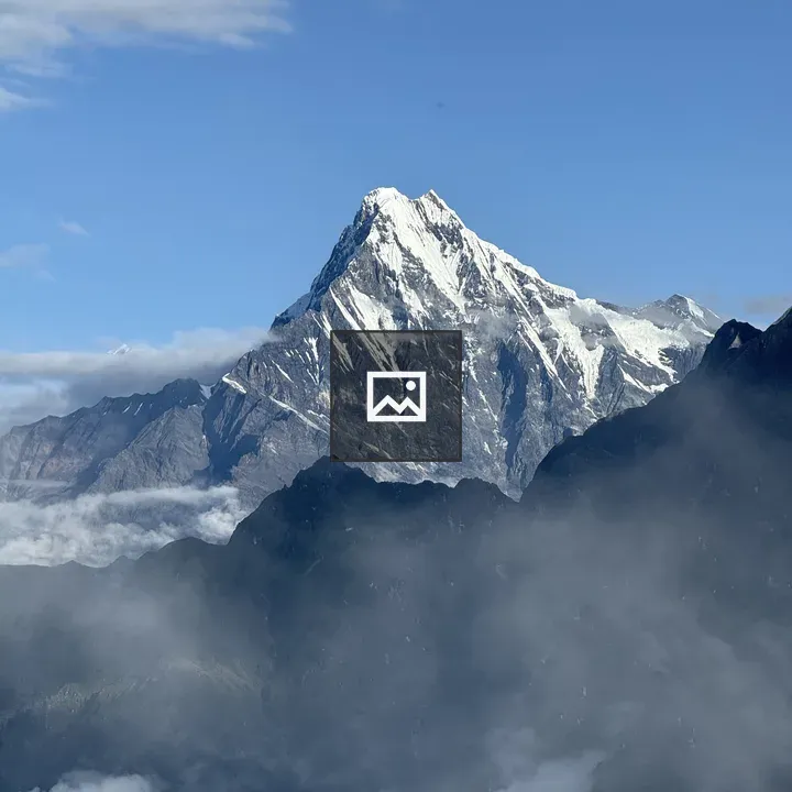 Machhapuchhre Mountain Firelight