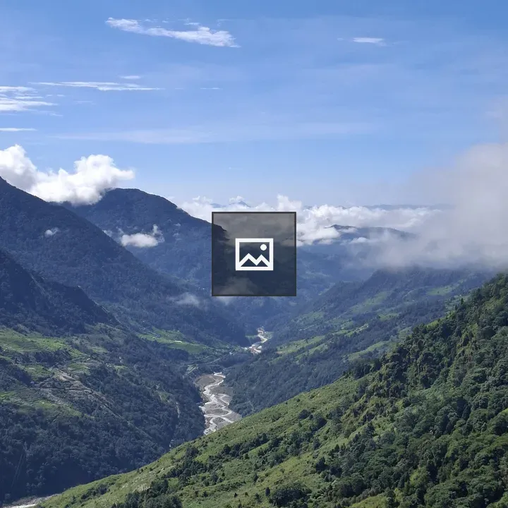 Panoramic Valley with River