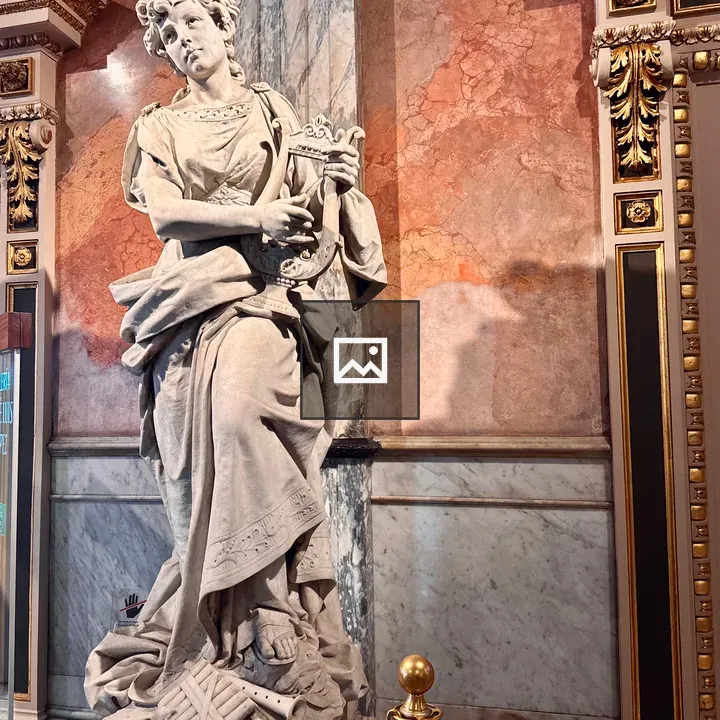 Harpist Sculpture Portrait