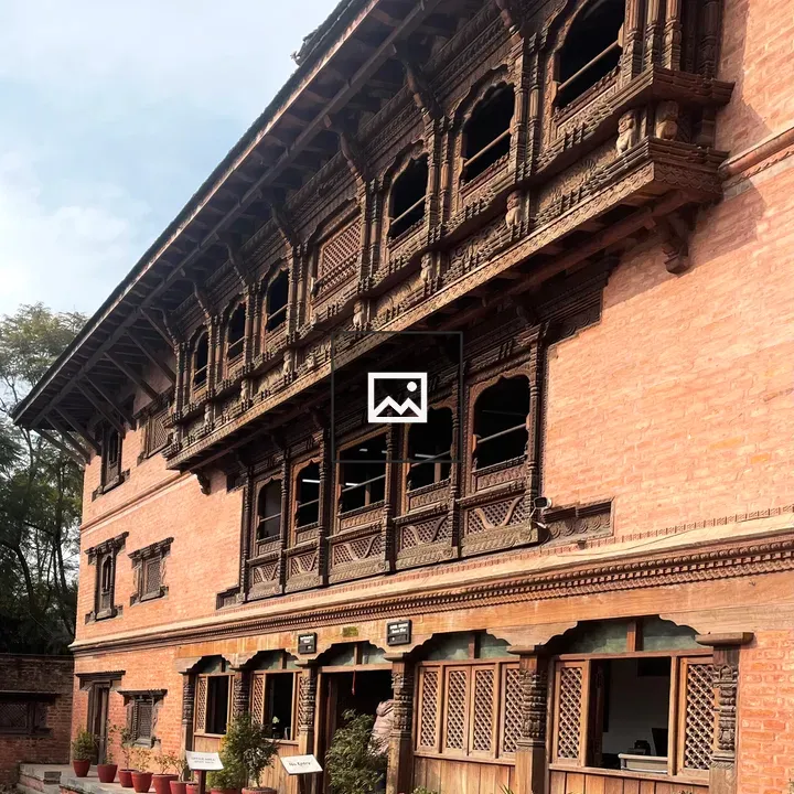 Traditional Newari Building Window