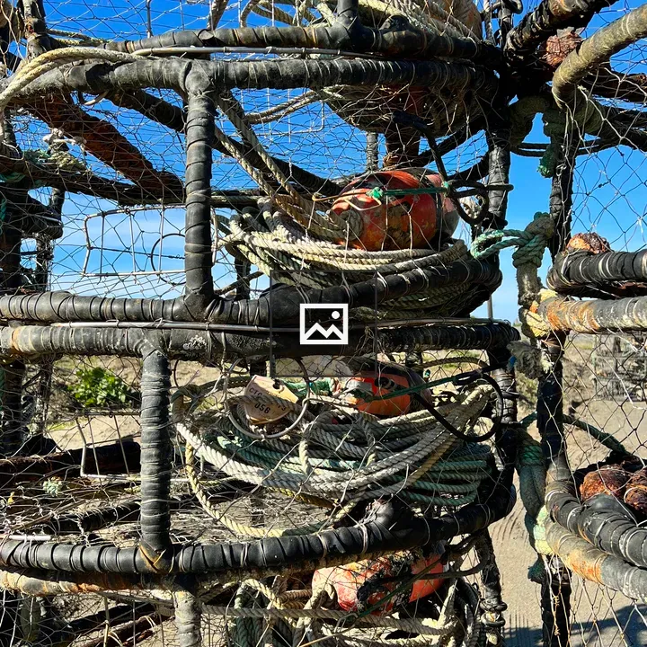 Fishing Crab Pots Stacked
