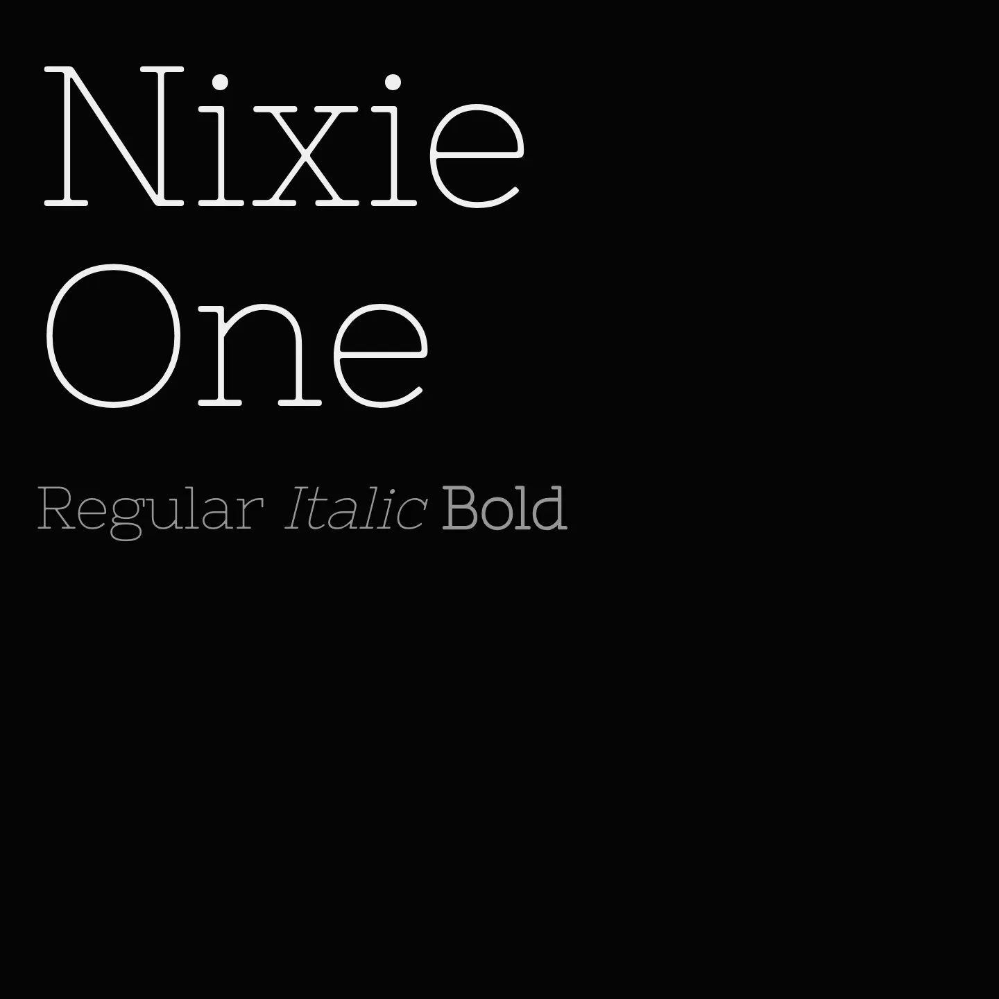 Nixie One