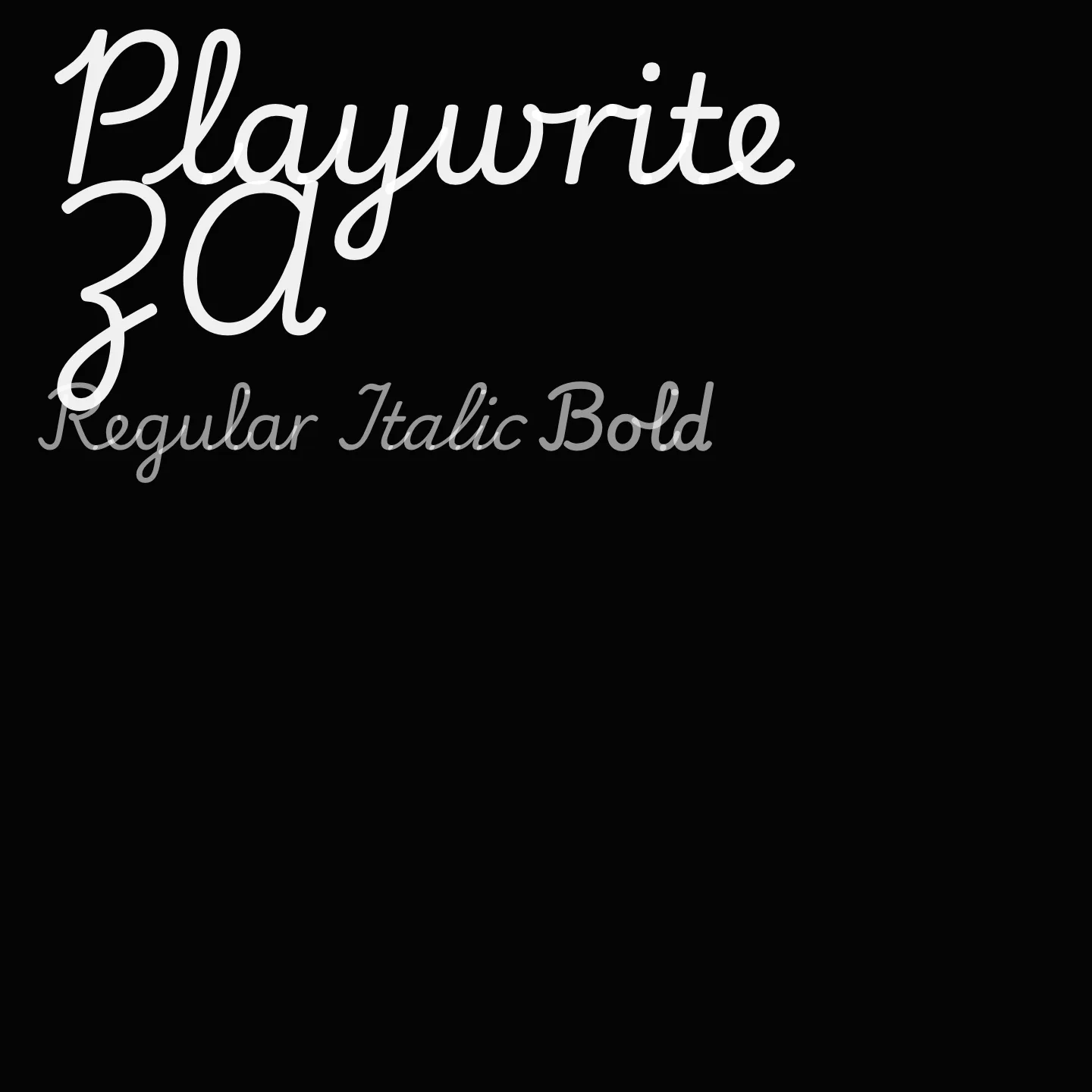 Playwrite ZA