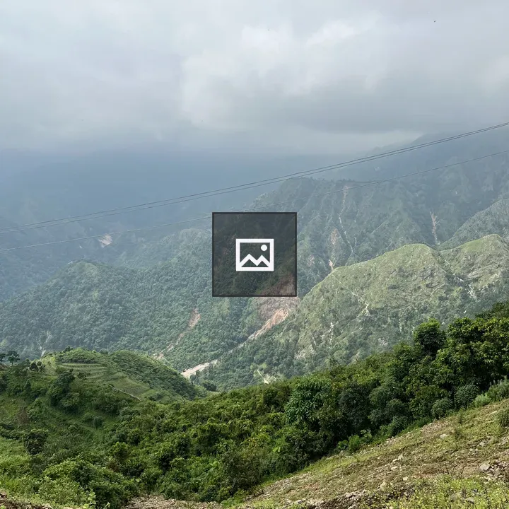 Panorama of mountain landscape