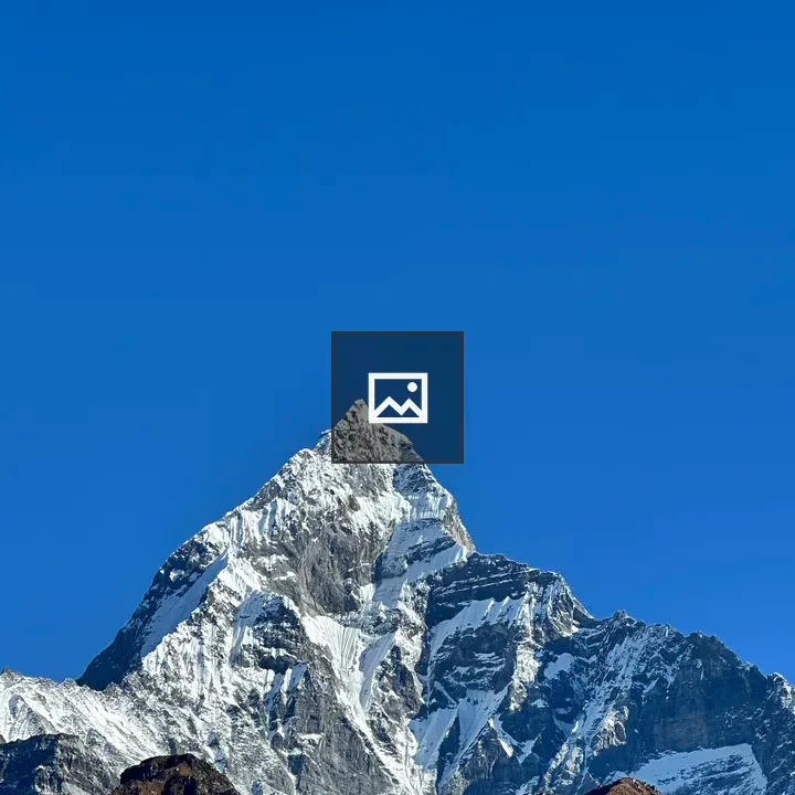 Snowy mountain peaks