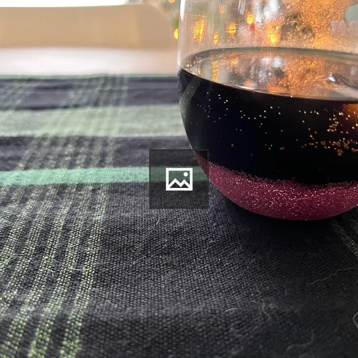 Fancy wine glass