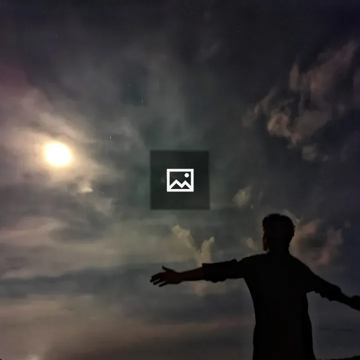 Boy under the moonlight