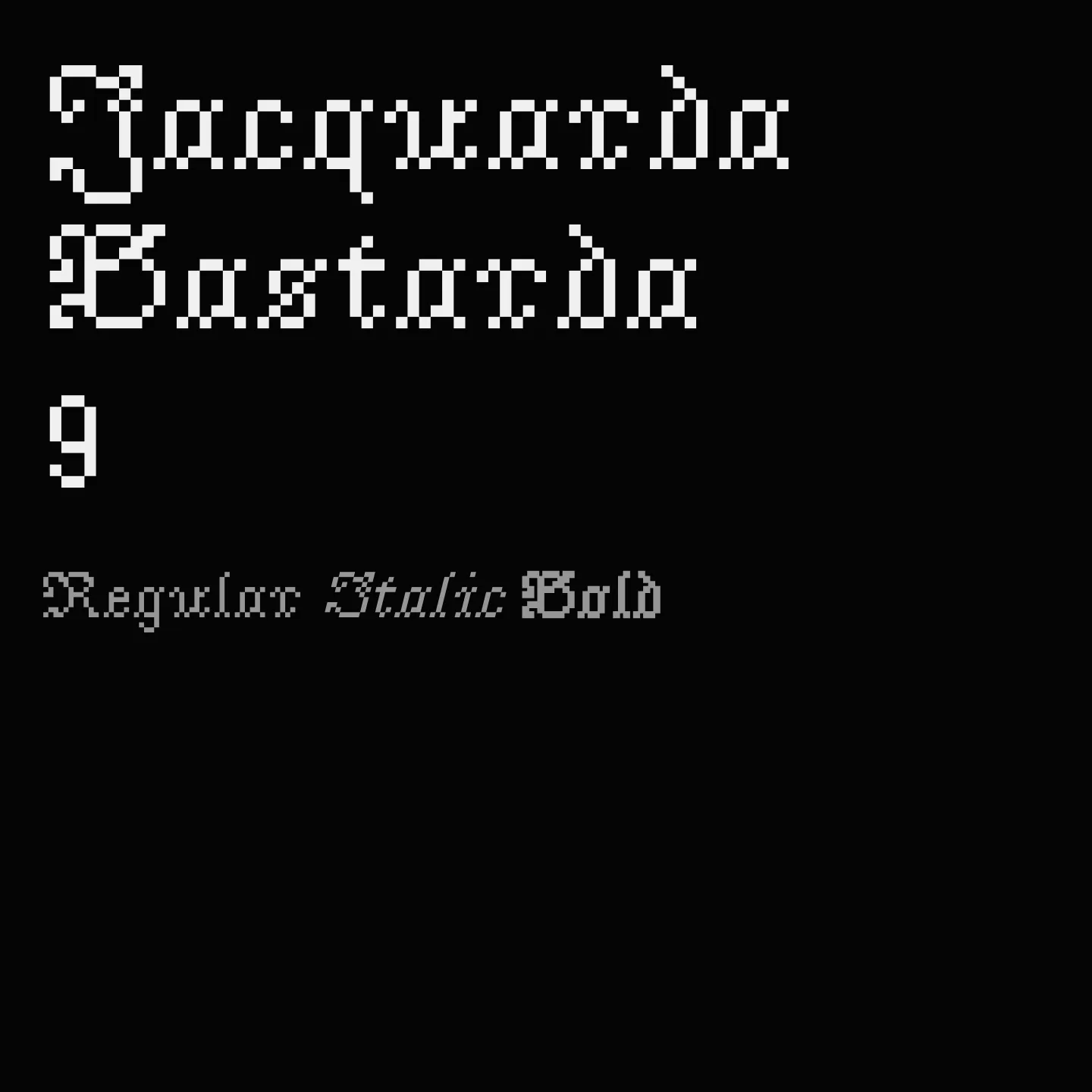 Jacquarda Bastarda 9