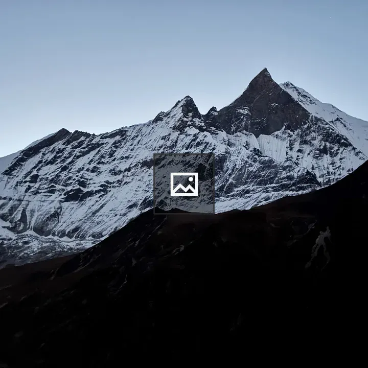 Annapurna Mountain at Dawn