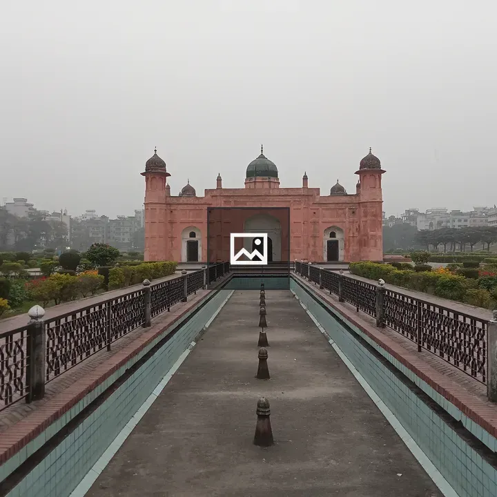 Lalbagh Fort wall and sky
