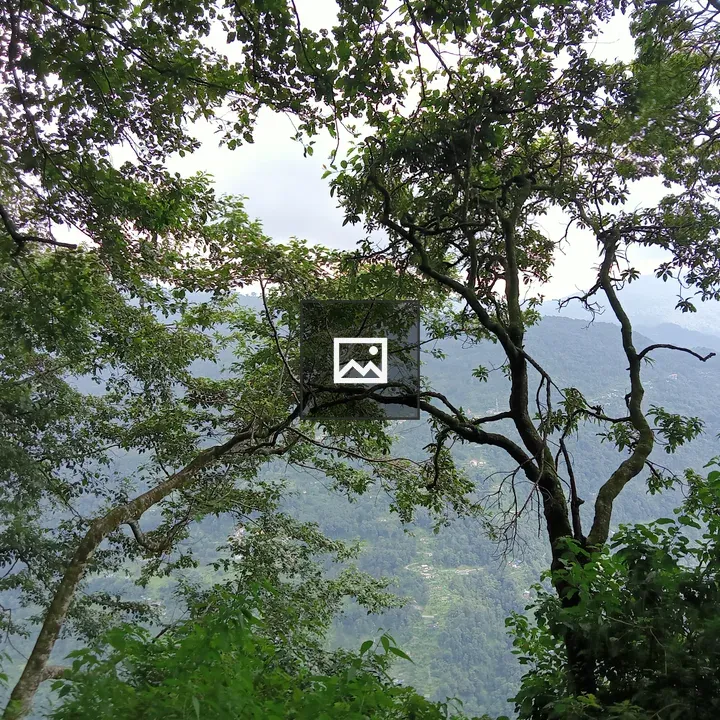 Mountain view in Gangtok