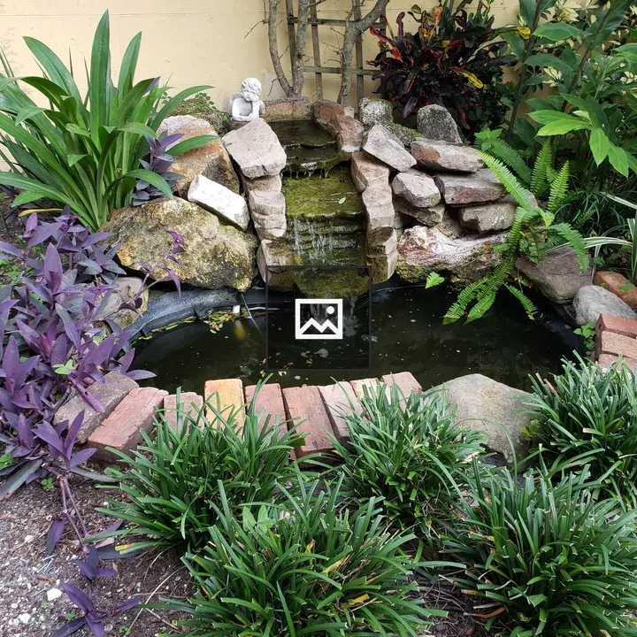 Stone Garden Waterfall Fountain
