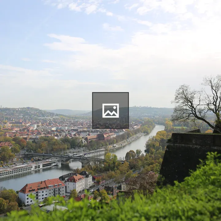 View over Würzburg from Marienberg Fortress