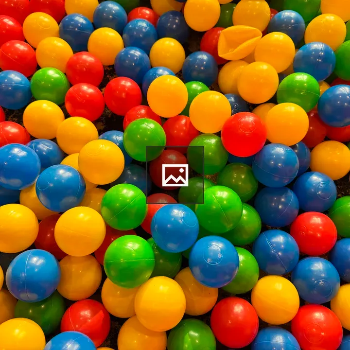 Close-up Plastic Pit Balls