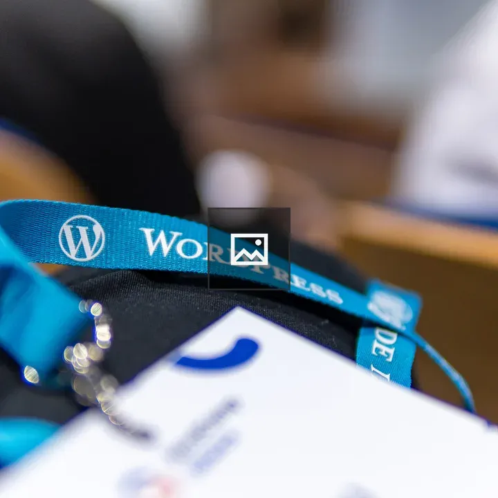Lanyard with WordPress Logo