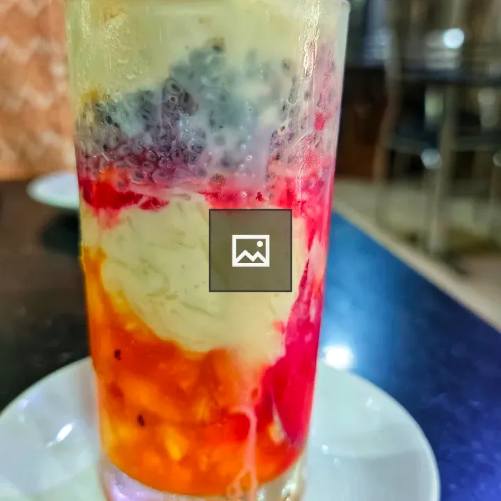 Kozhikode falooda in glass
