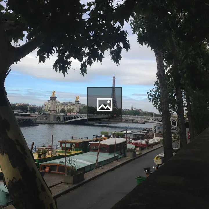 Paris Architecture and Nature Scene