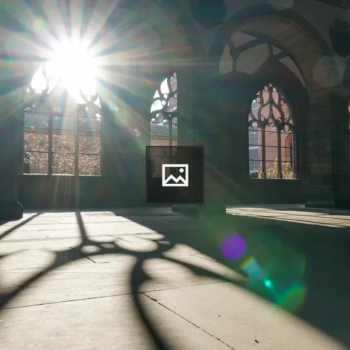 Sunlit Gothic Window Interior