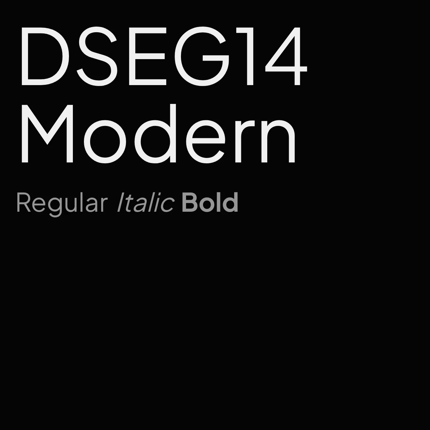 DSEG14 Modern