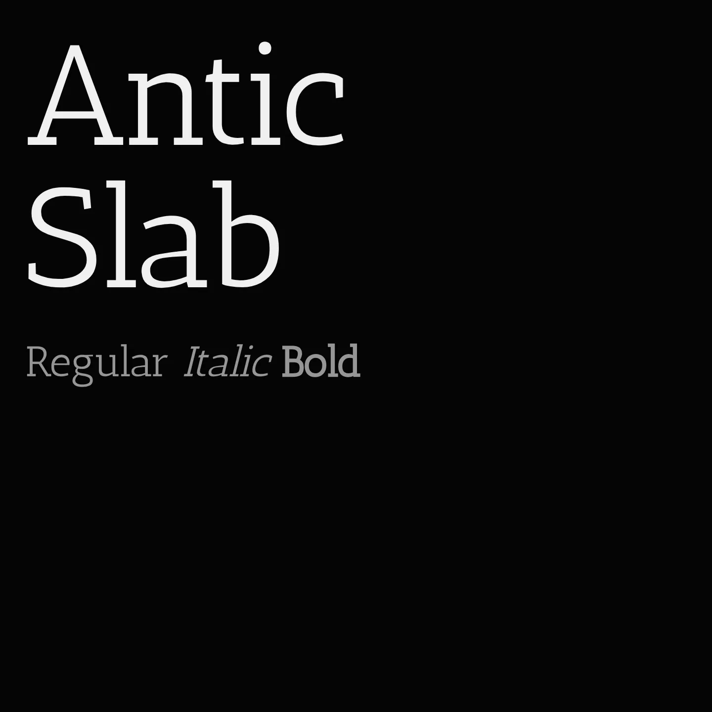 Antic Slab
