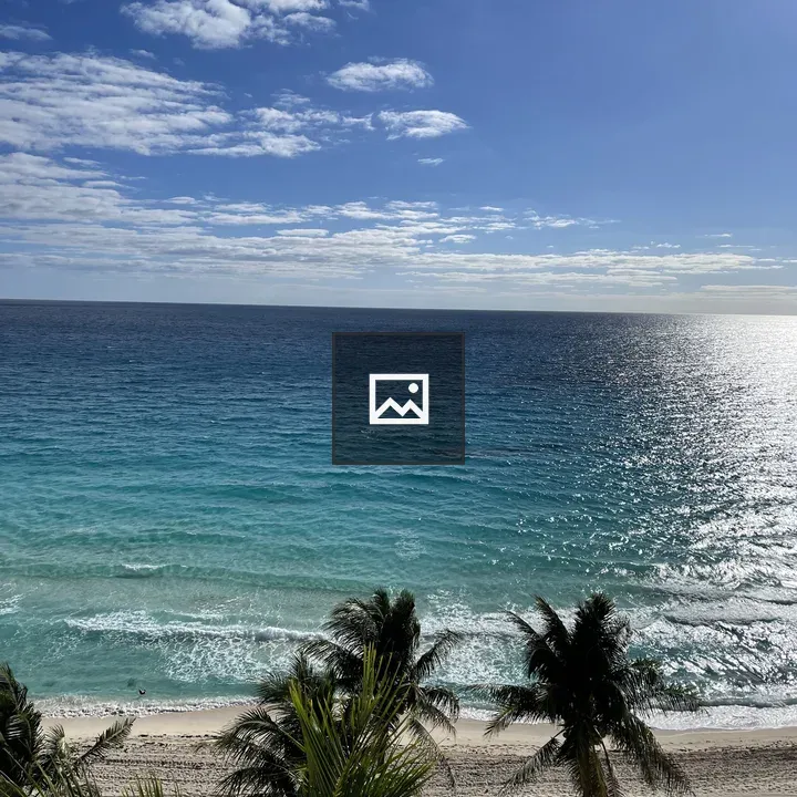 Coastal scene with turquoise ocean