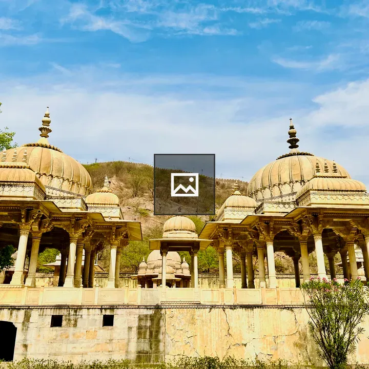 Ornate Gatore ki Chhatri Buildings