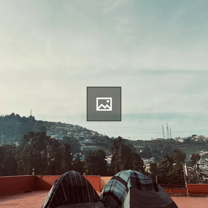 Tent in Nature Scene