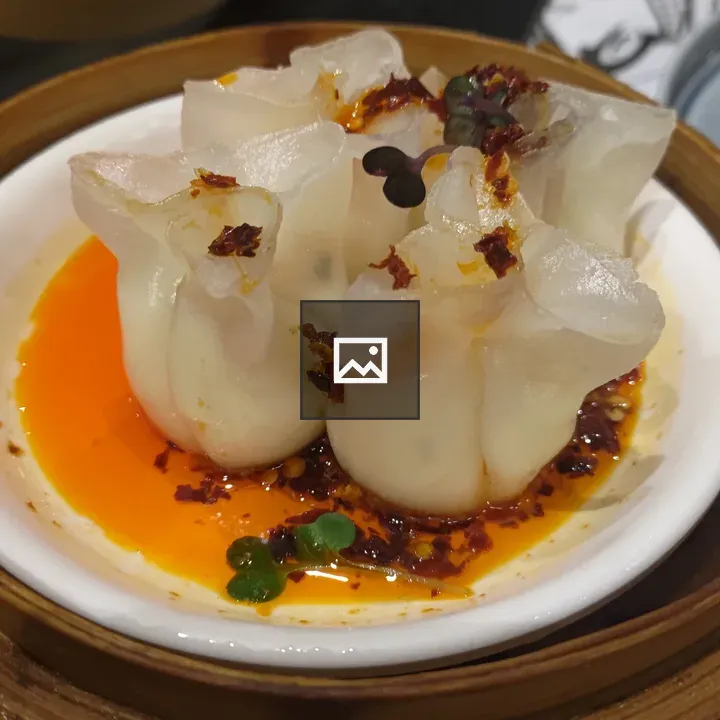 New York style dim sum with chili oil