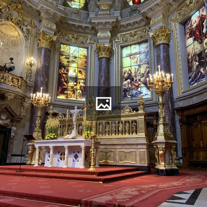 Steps to the Alter at Berlin Cathedral