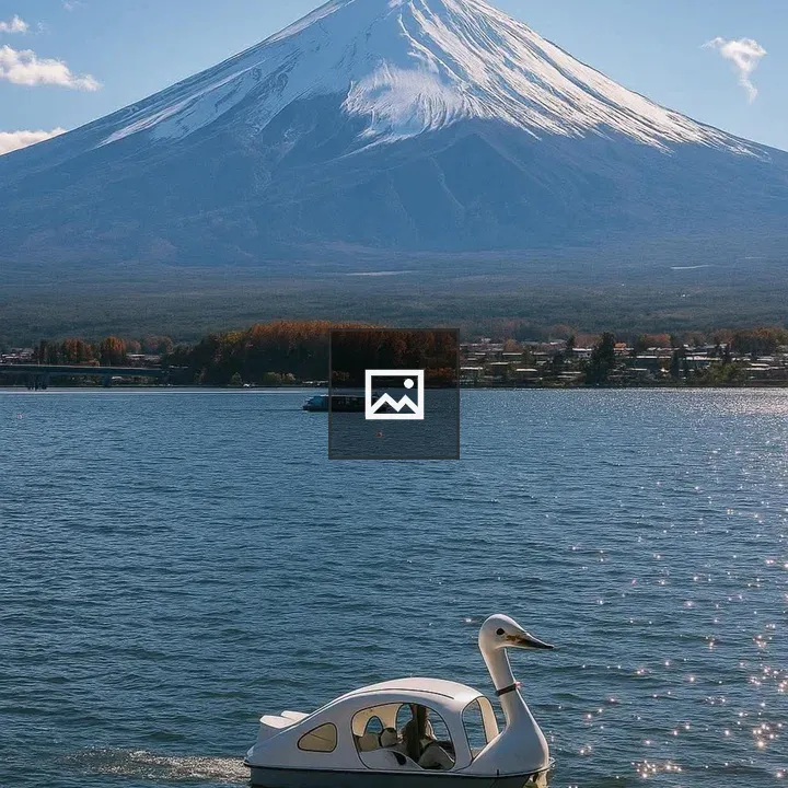 Swan Pedal Boat on Lake