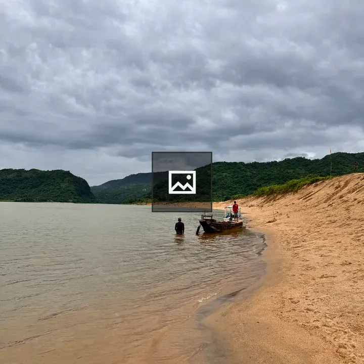 Jadukata River Scene with Boat