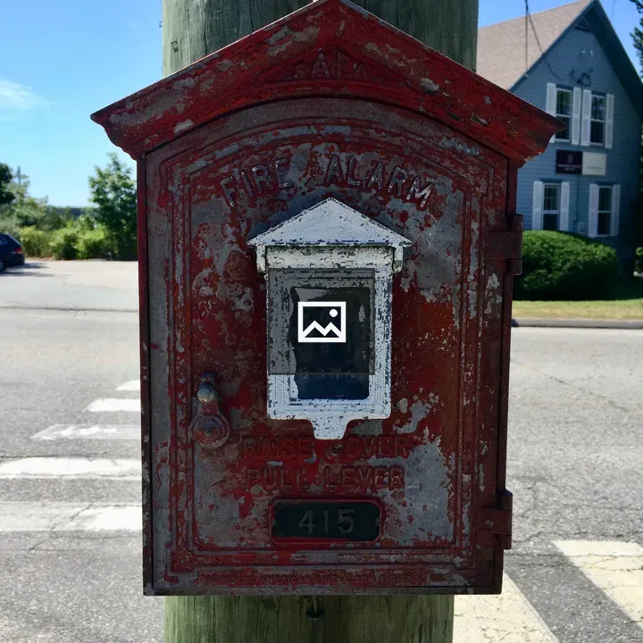 Fire Alarm Call Box in Groton