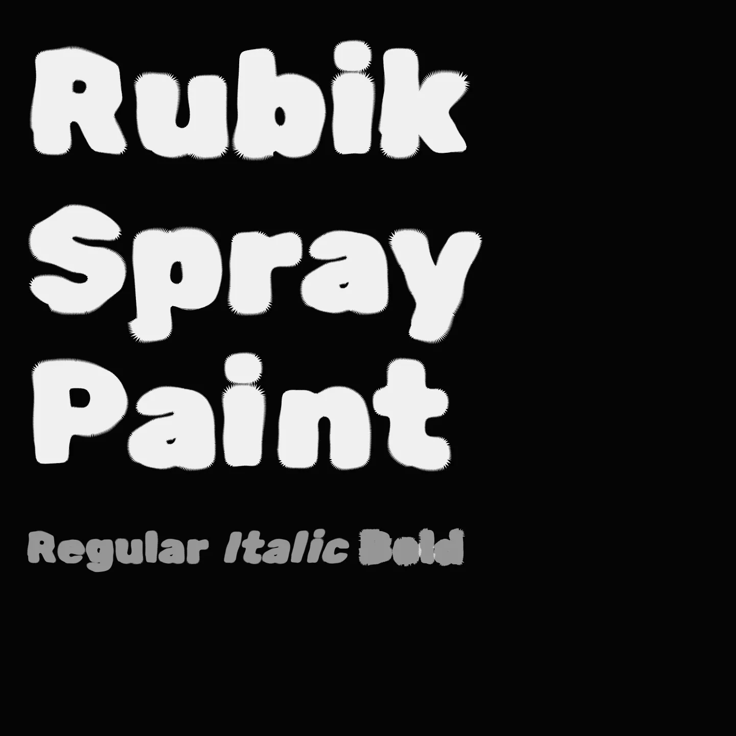 Rubik Spray Paint
