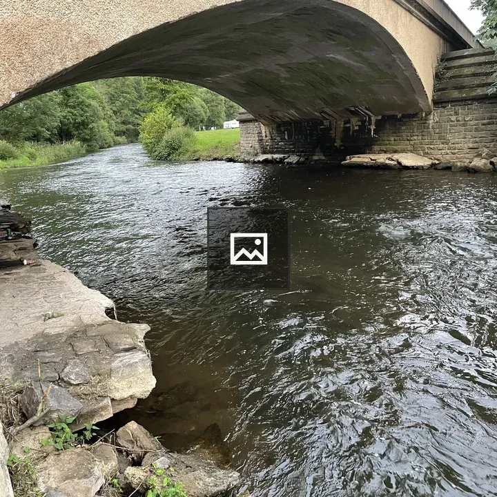 River under a bridge