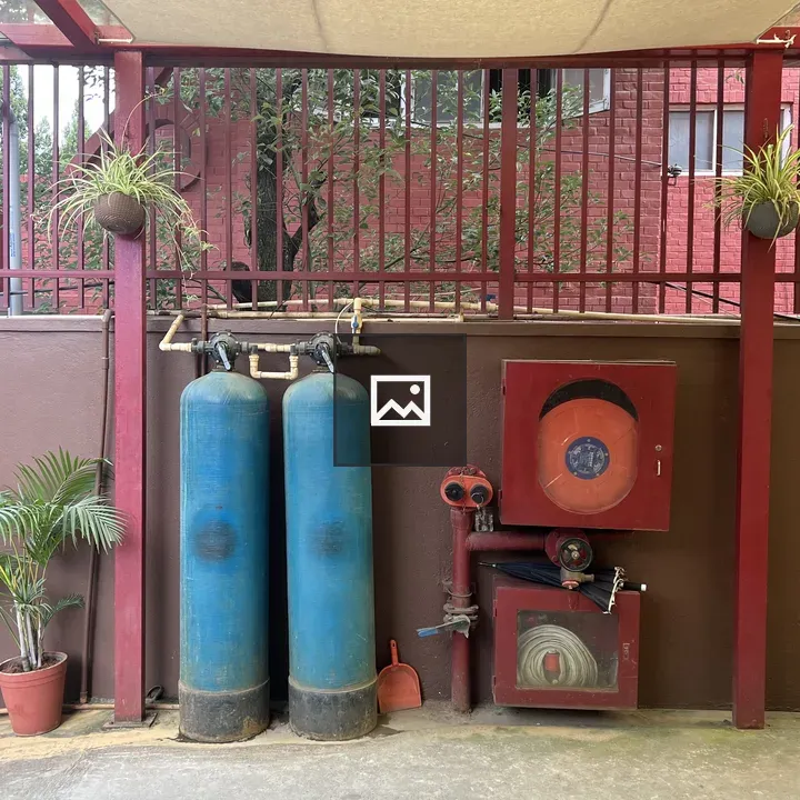Outdoor plumbing and fire hose reel