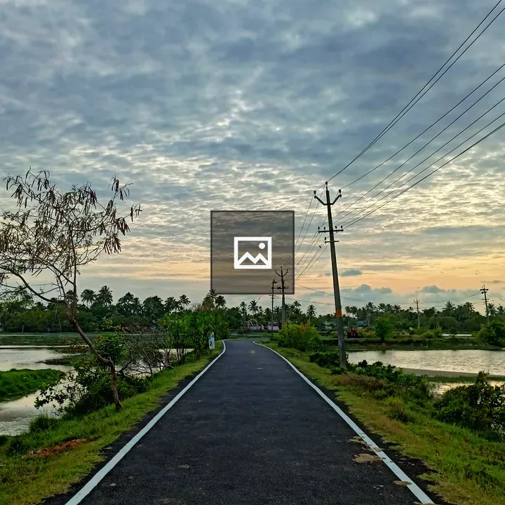 Road to a Watered Destination