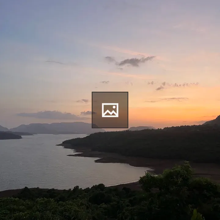 Lake and Hills at Dusk
