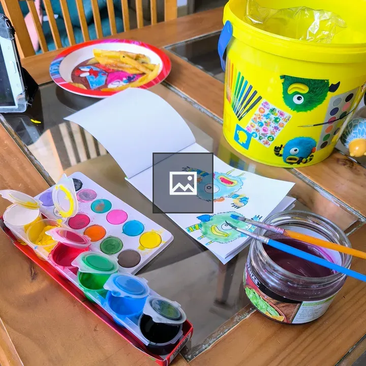 Painting monsters with watercolors