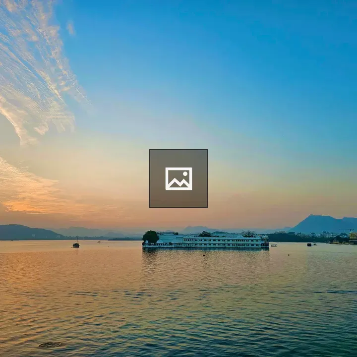 Sunset Over Lake Pichola