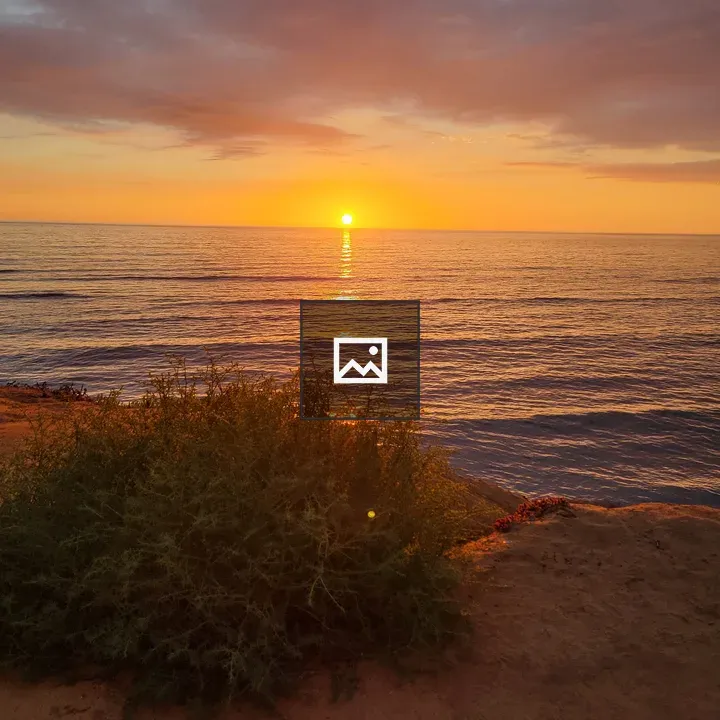 Cliffs at La Jolla Sunset