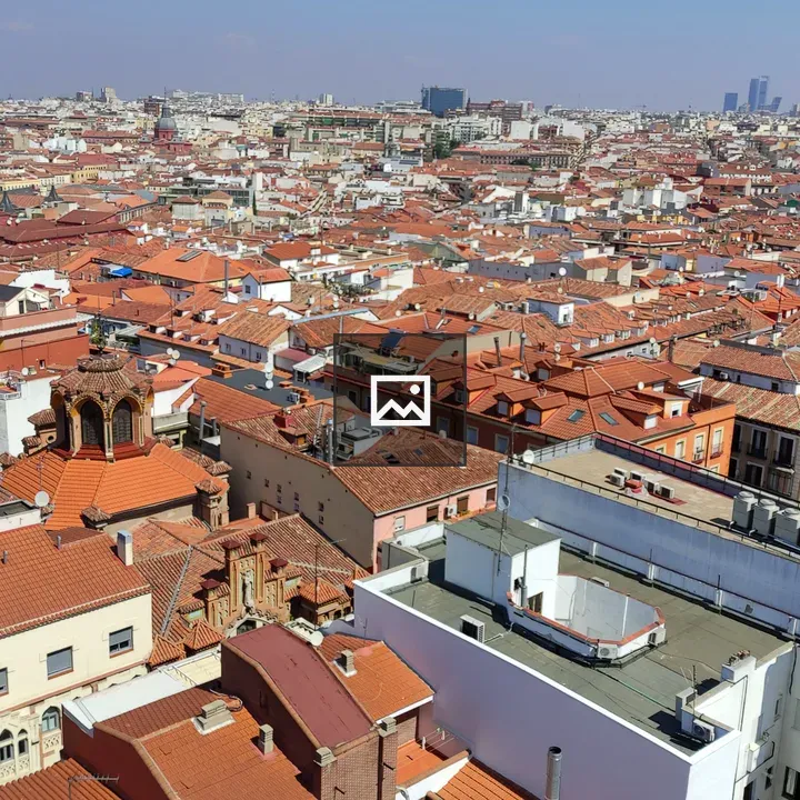 Rooftops panorama of Madrid
