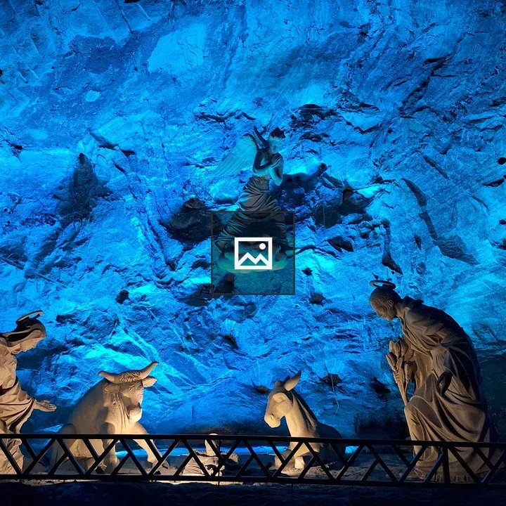 Nativity Scene in Salt Cathedral
