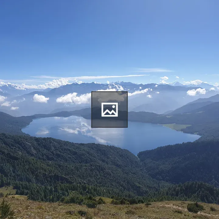 Rara Lake Aerial View