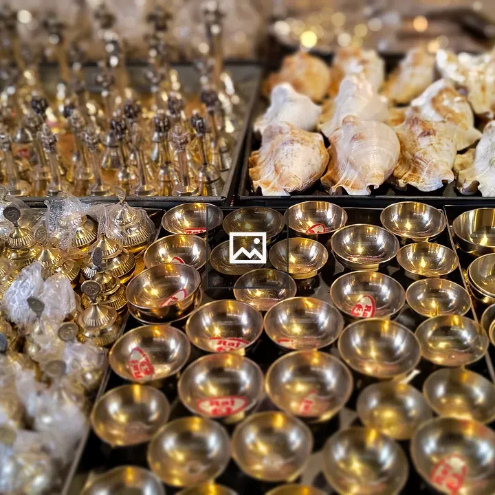 Brass and steel oil lamps