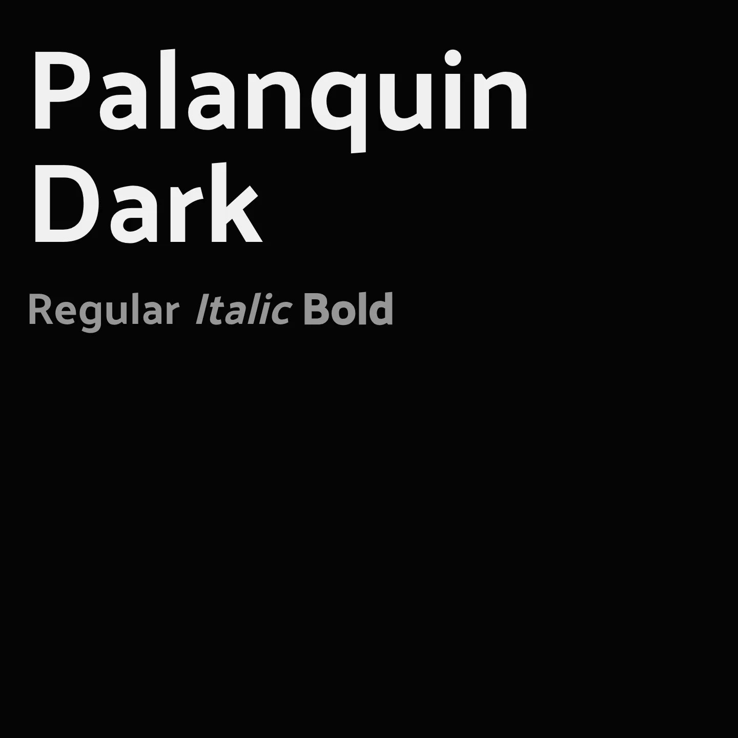 Palanquin Dark