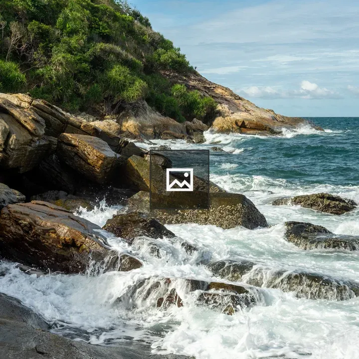 Rocky coast at Koh Samet Island