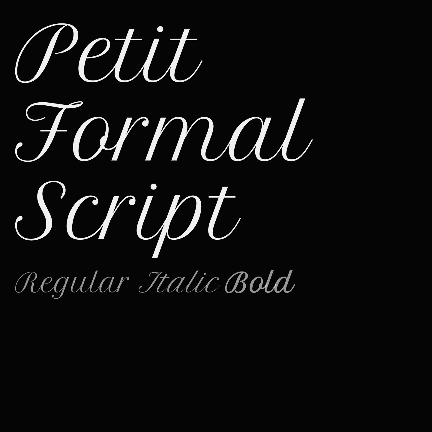 Petit Formal Script