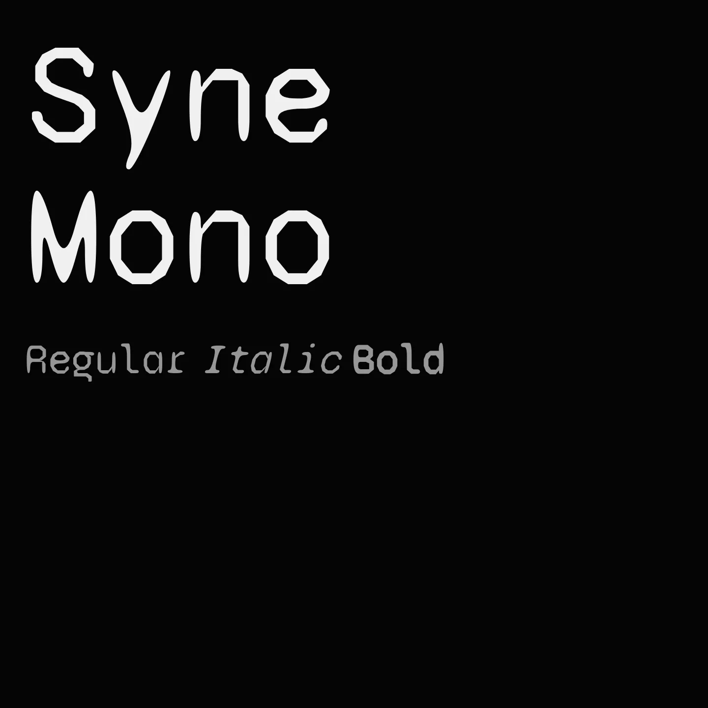 Syne Mono