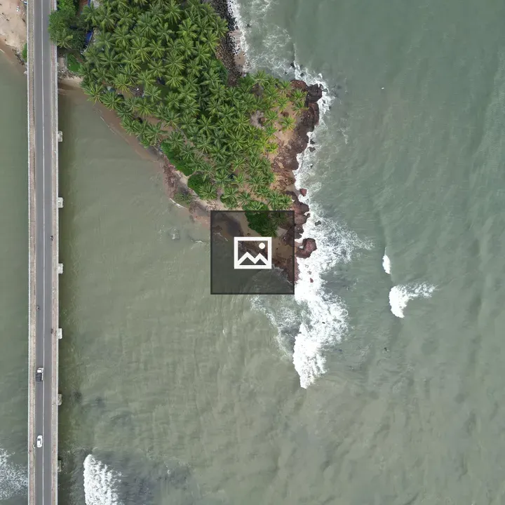 Kadalundiriver aerial view