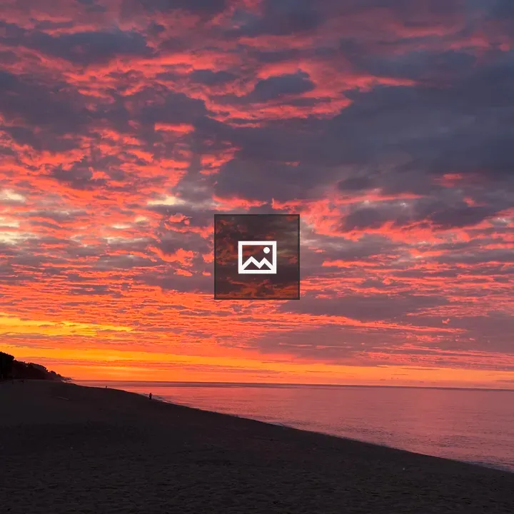 Sunrise over Mediterranean waters
